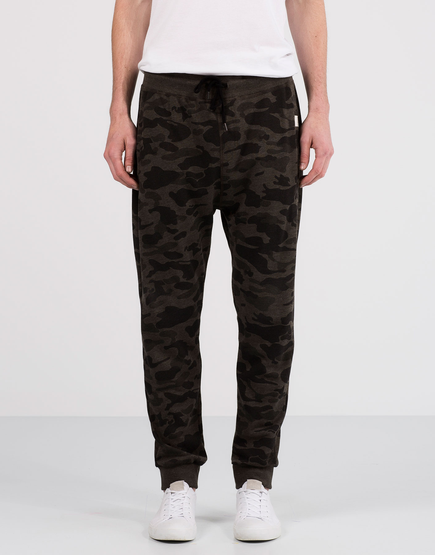 Vanvene Pantalon en lin de détente pour homme coupe ample et jambes