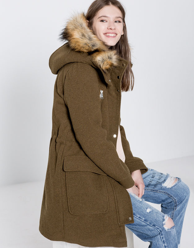 parka pull and bear femme