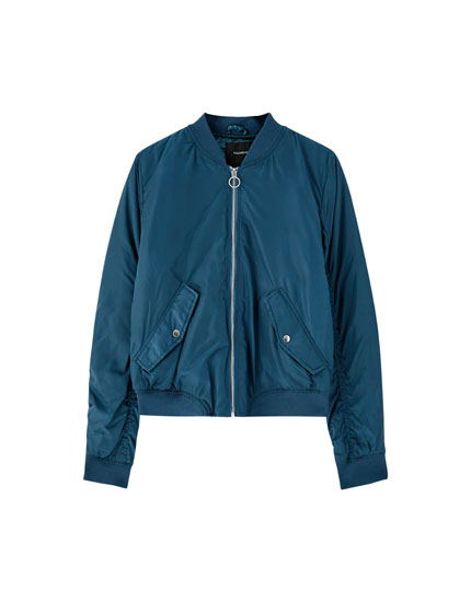 pull and bear bomber femme