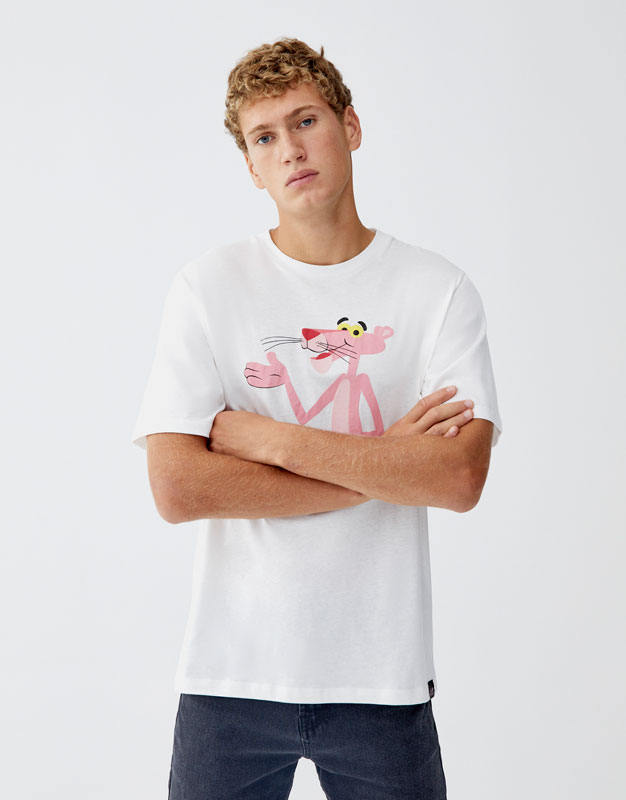 pull and bear pink panther jeans