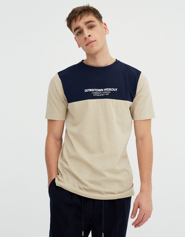 pull and bear community forever t shirt