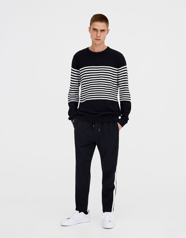 Pull & Bear Sweater with stripes in the centre at £19.99 | love the brands