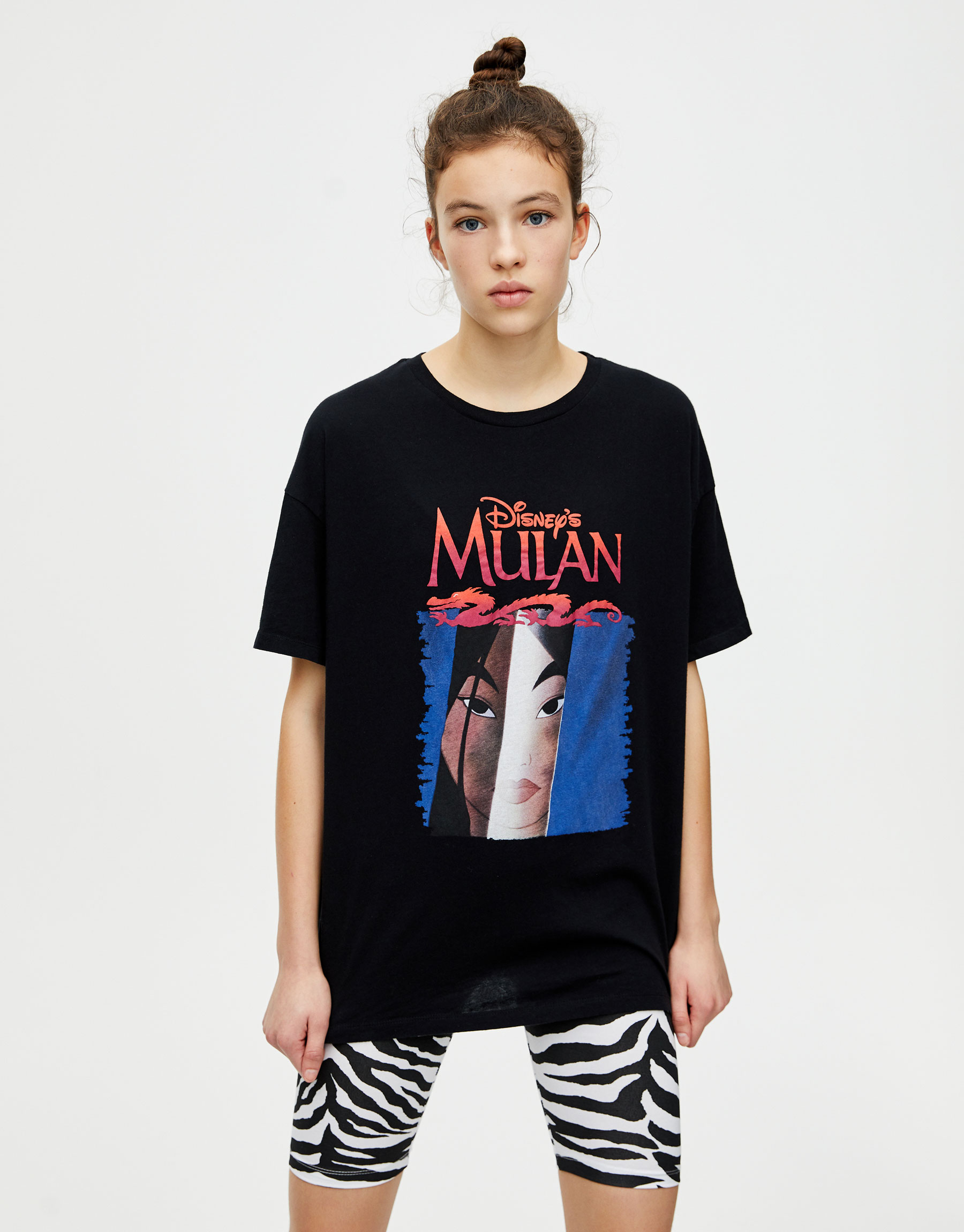 t shirt mulan pull and bear