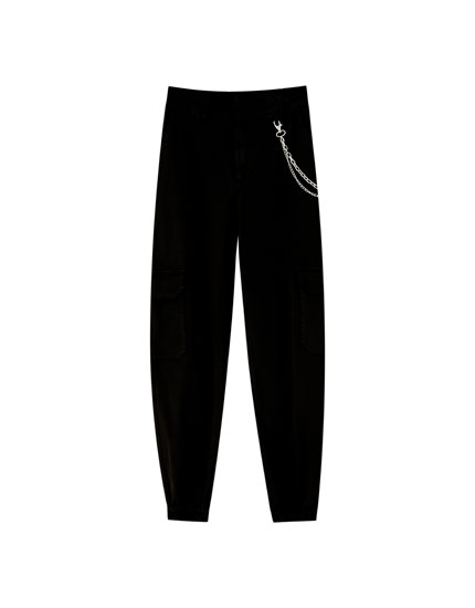 Cargo Trousers Trousers Clothing Woman Pull Bear Kuwait