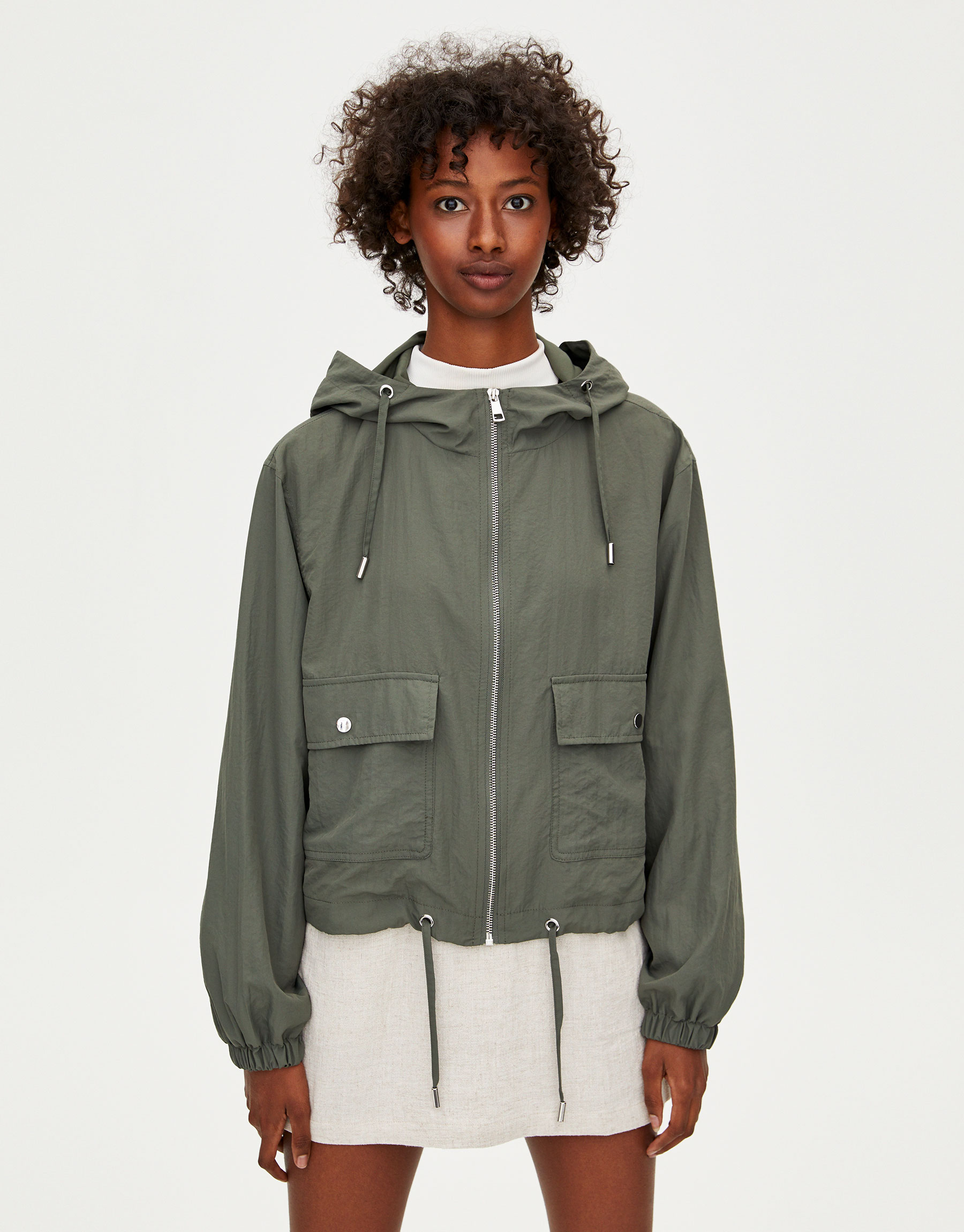 pull and bear nylon jacket