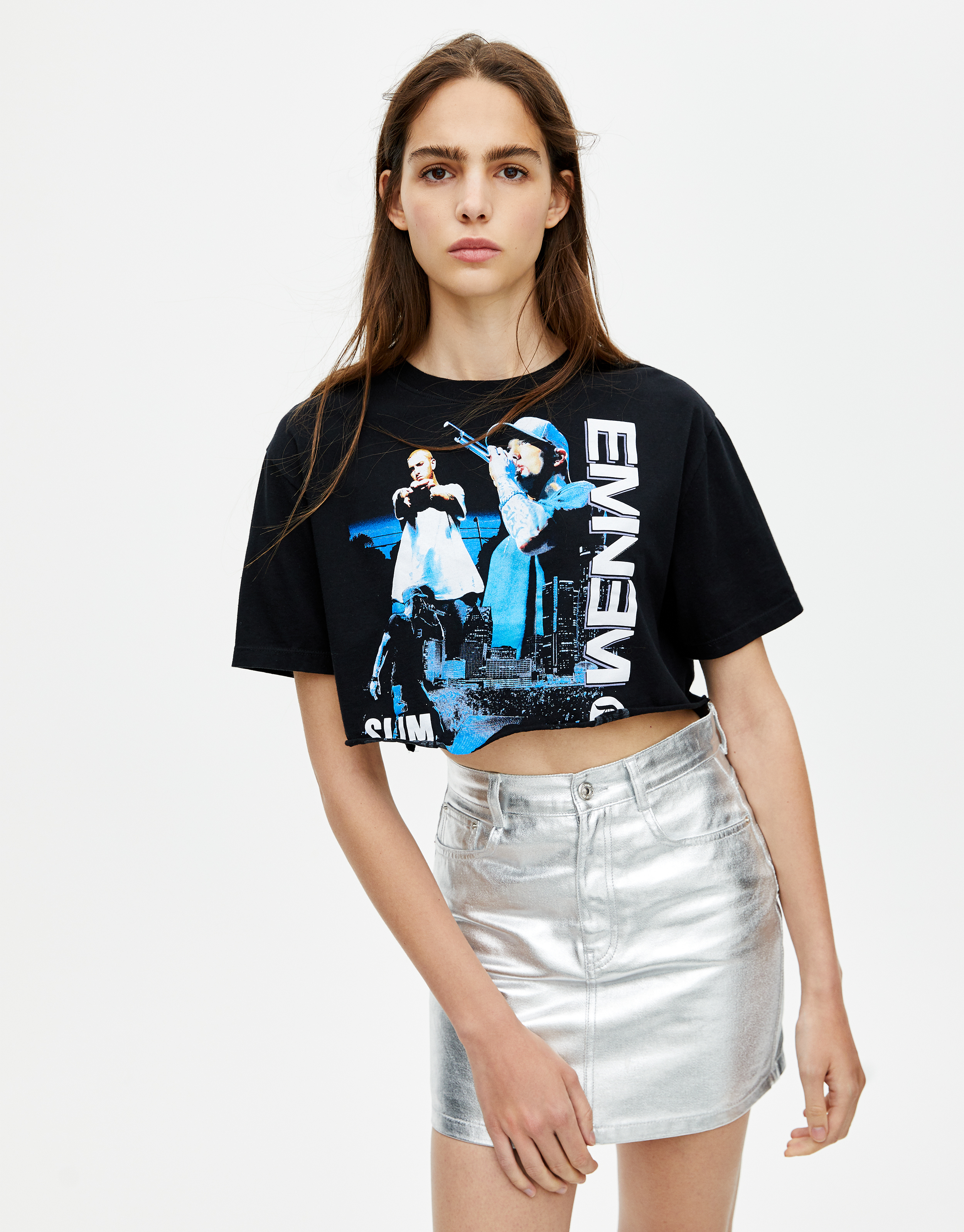 Eminem t shirt pull and bear Clearance
