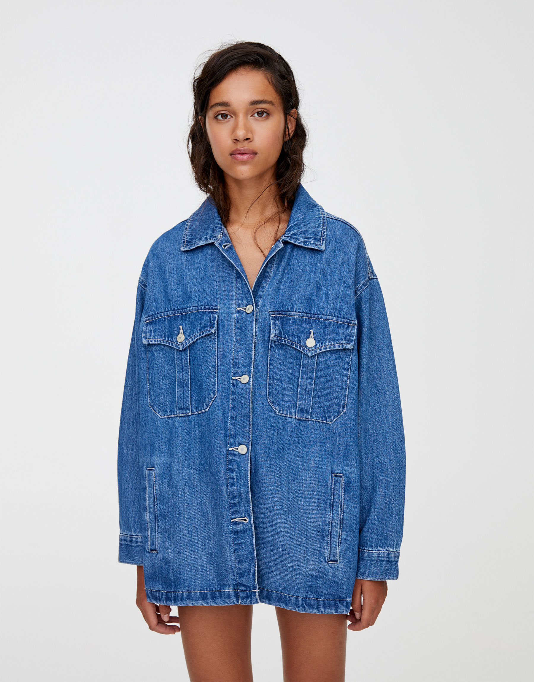 denim worker jacket womens