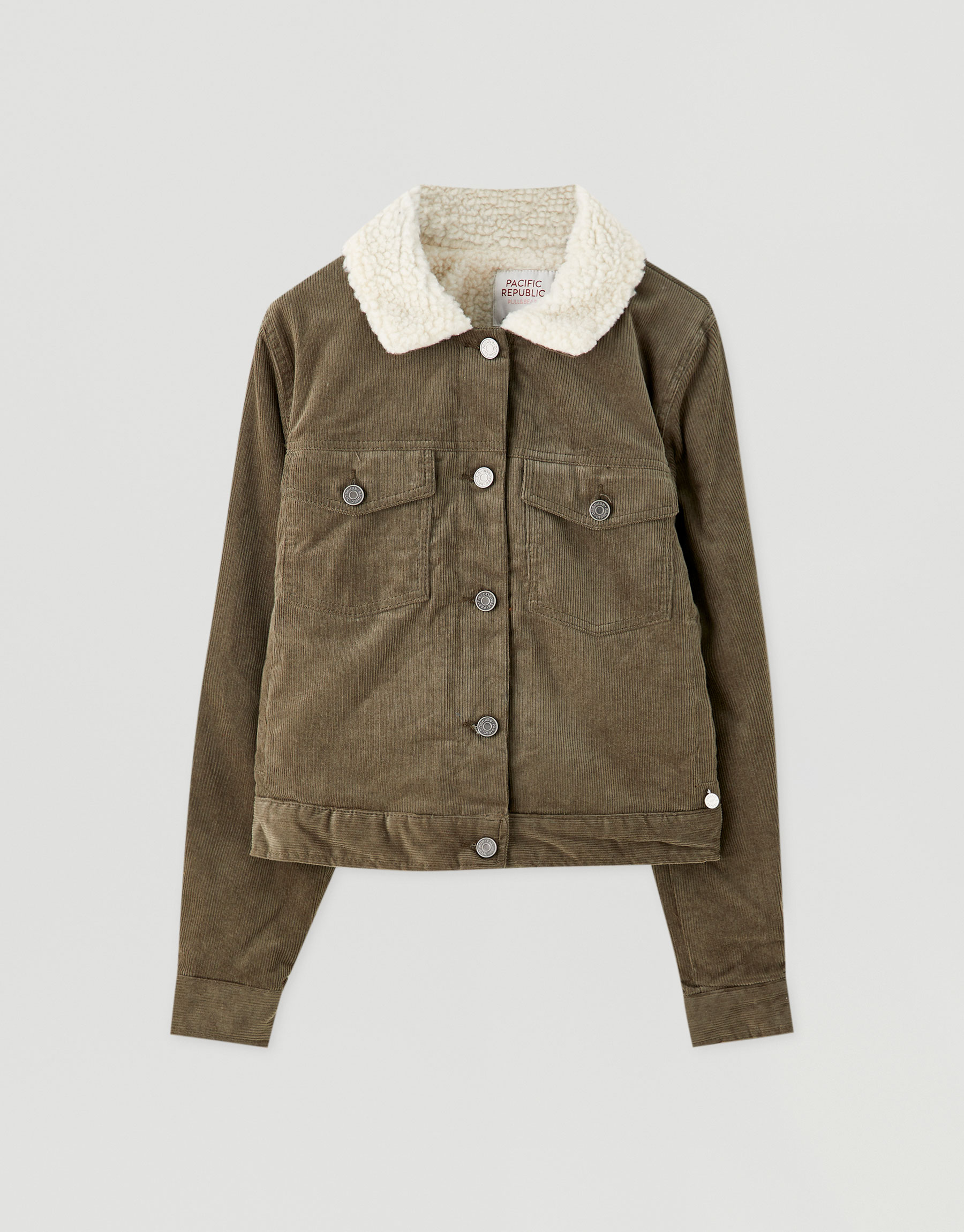 Blouson court moutonné pull best sale and bear