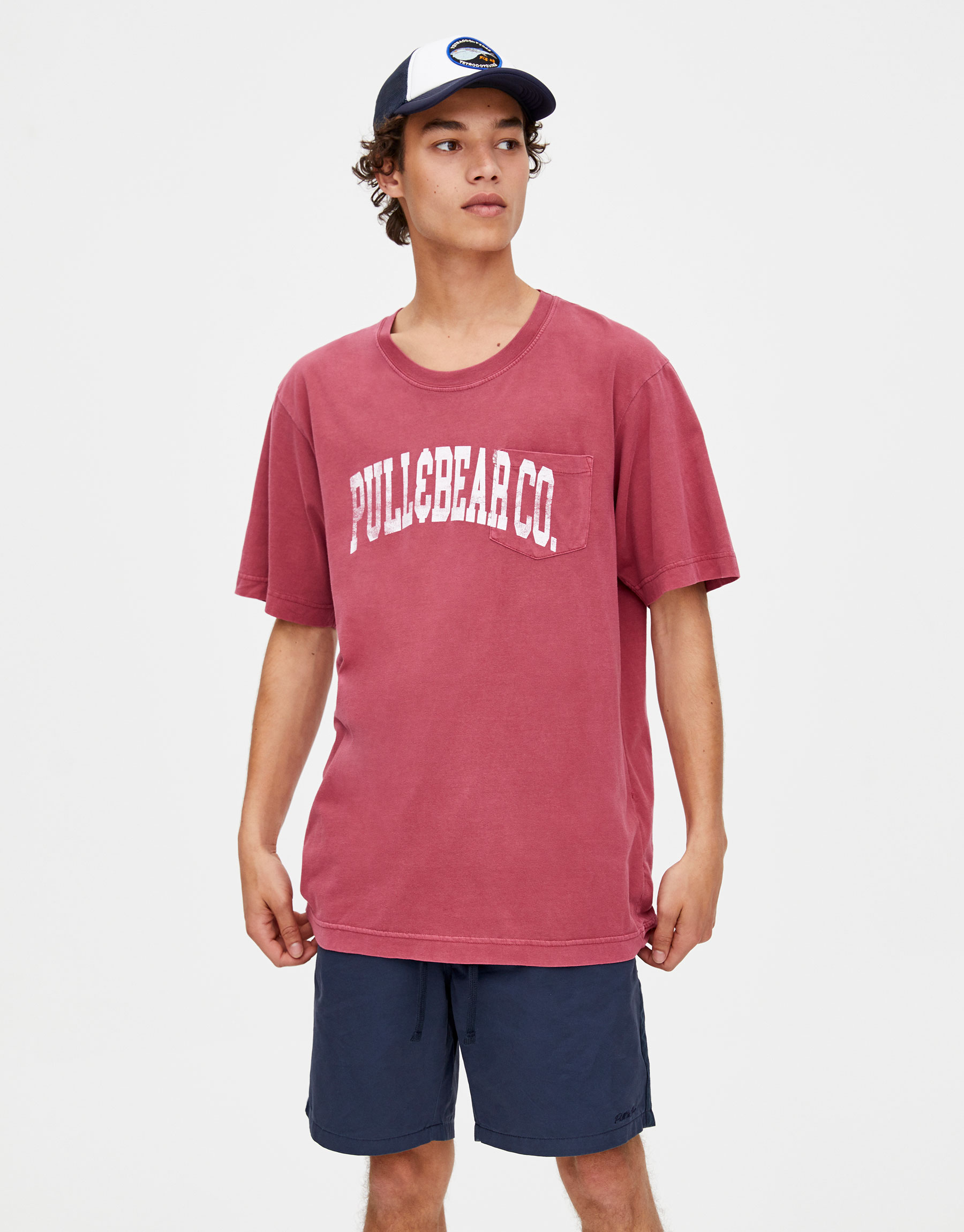 pull and bear t shirt homme