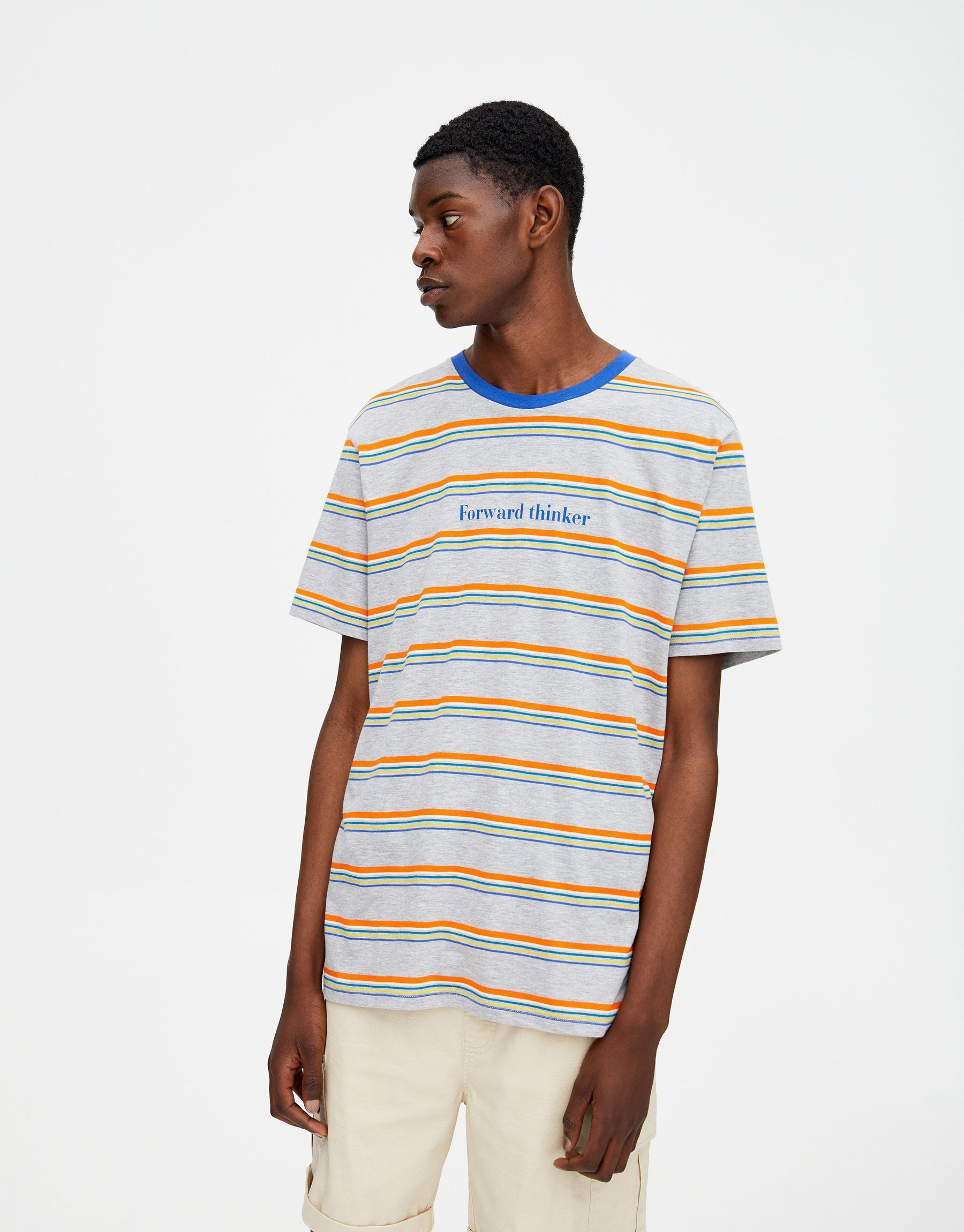 pull and bear striped t shirt