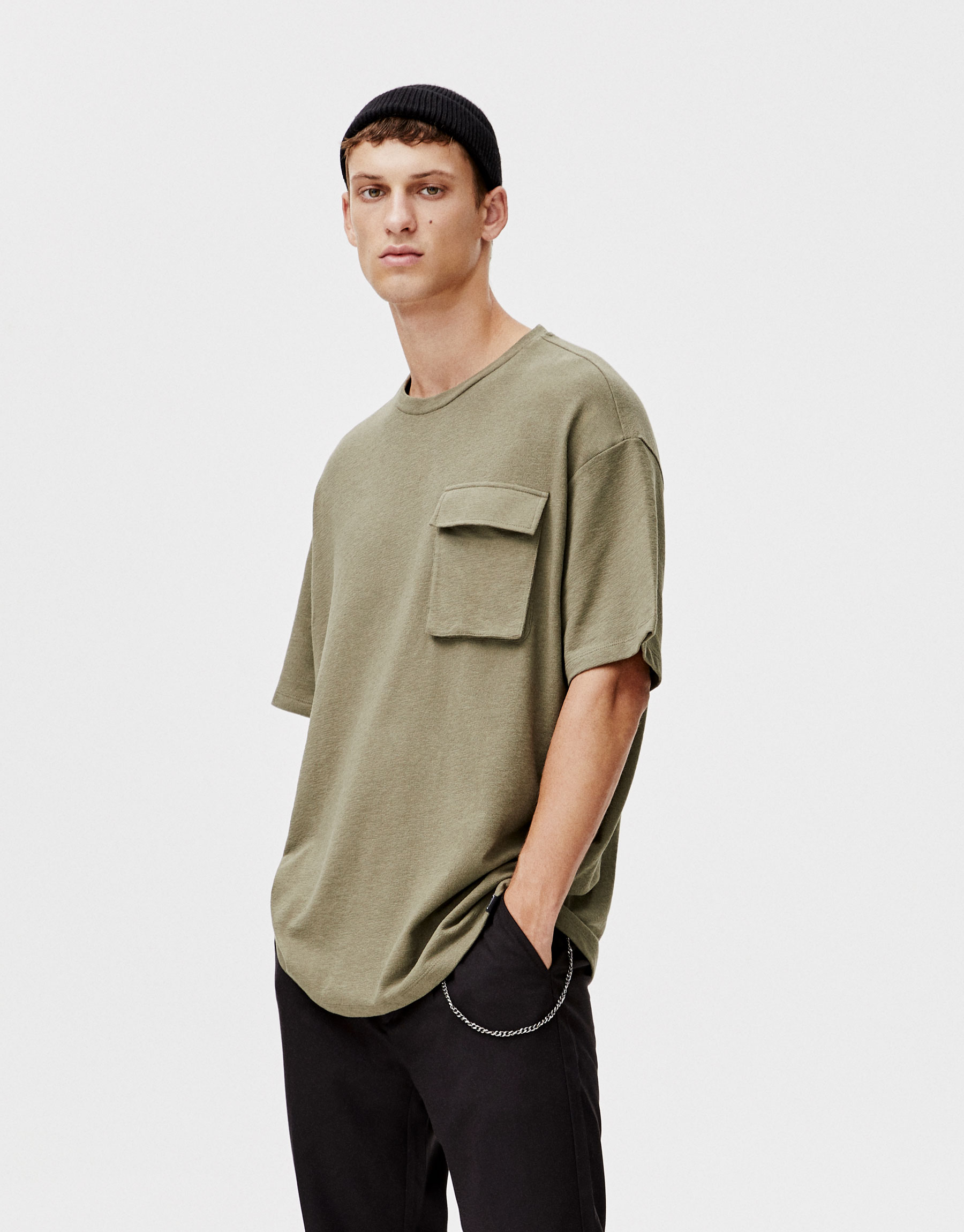 Pull And Bear Oversized T Shirt