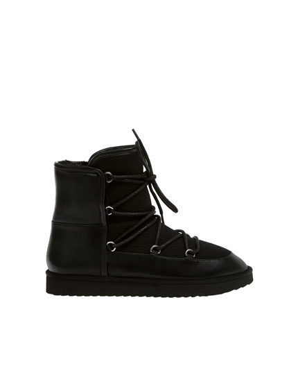 bottines pull and bear femme