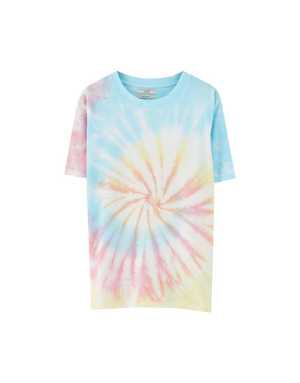 pull and bear tie dye shirt