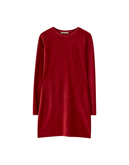 pull and bear robe rouge
