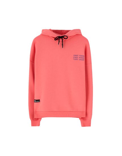 sudadera rosa chica