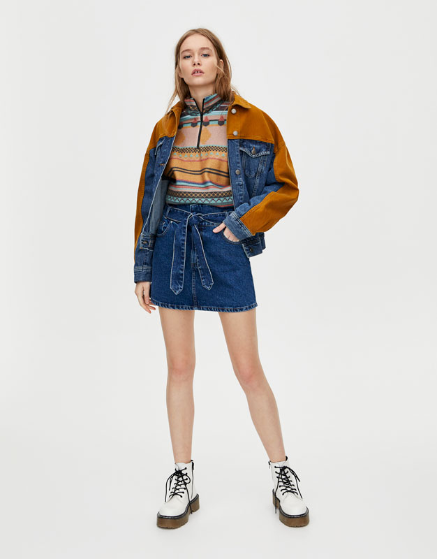 Gonna Denim Cintura