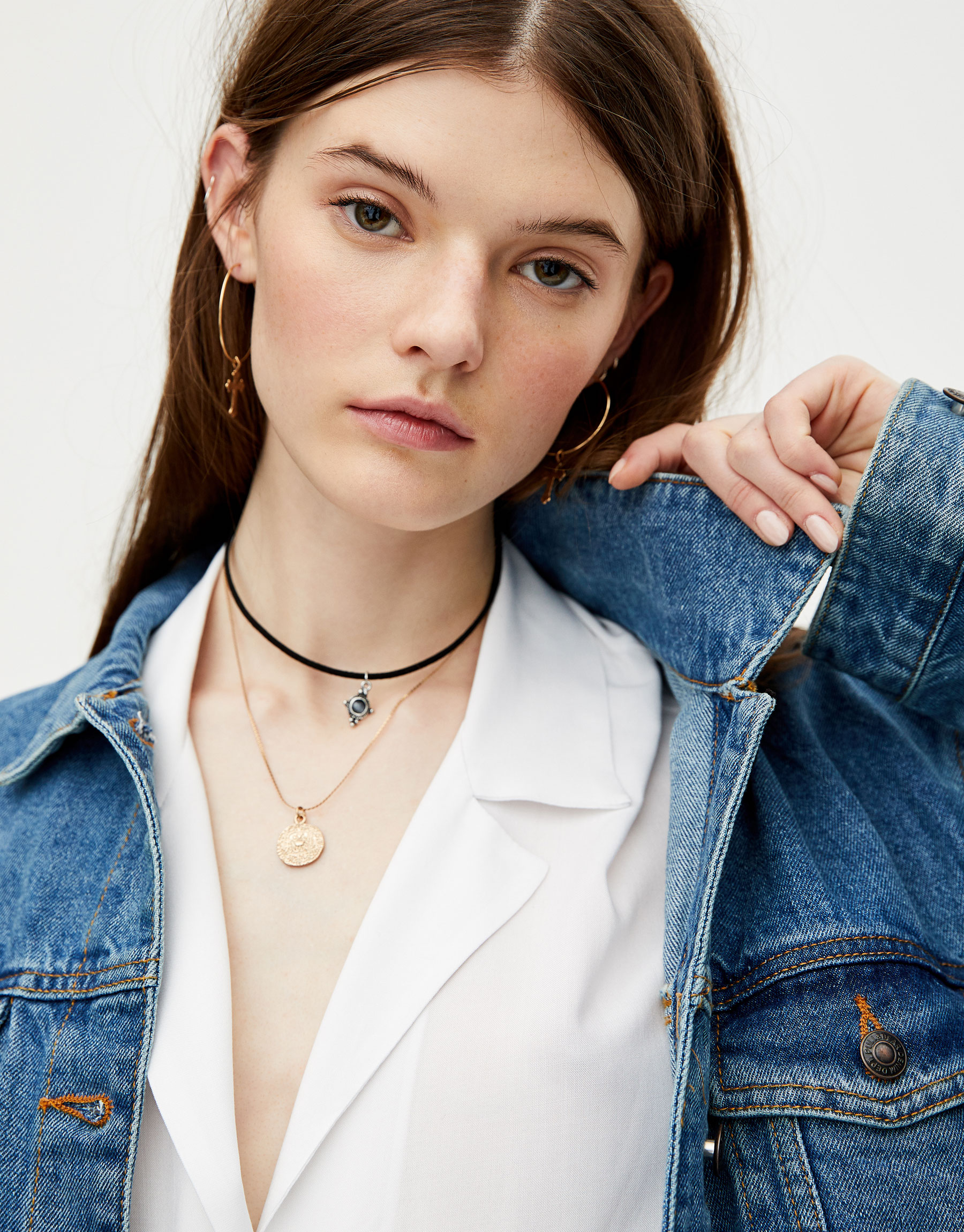 pull and bear boyfriend denim jacket