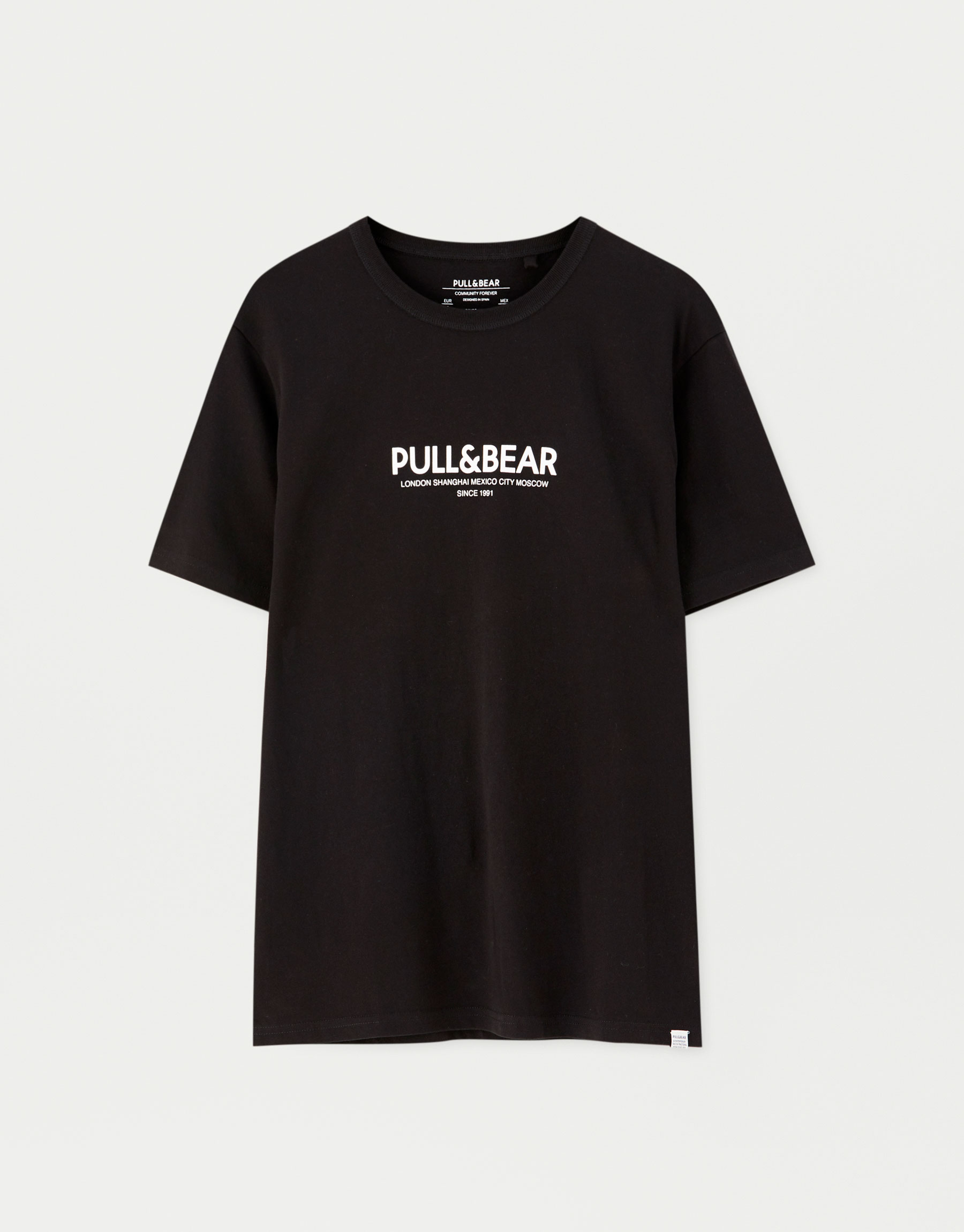 pull and bear community forever t shirt