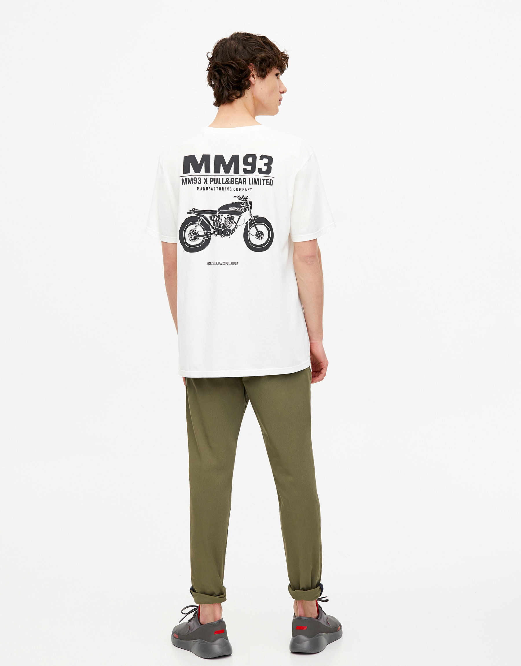 vacío hardware Al borde Pull & Bear - Marc Márquez MM93 T-shirt