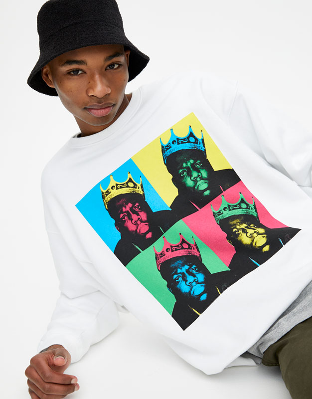 biggie smalls t shirt pull and bear