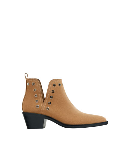 bottines pull and bear femme