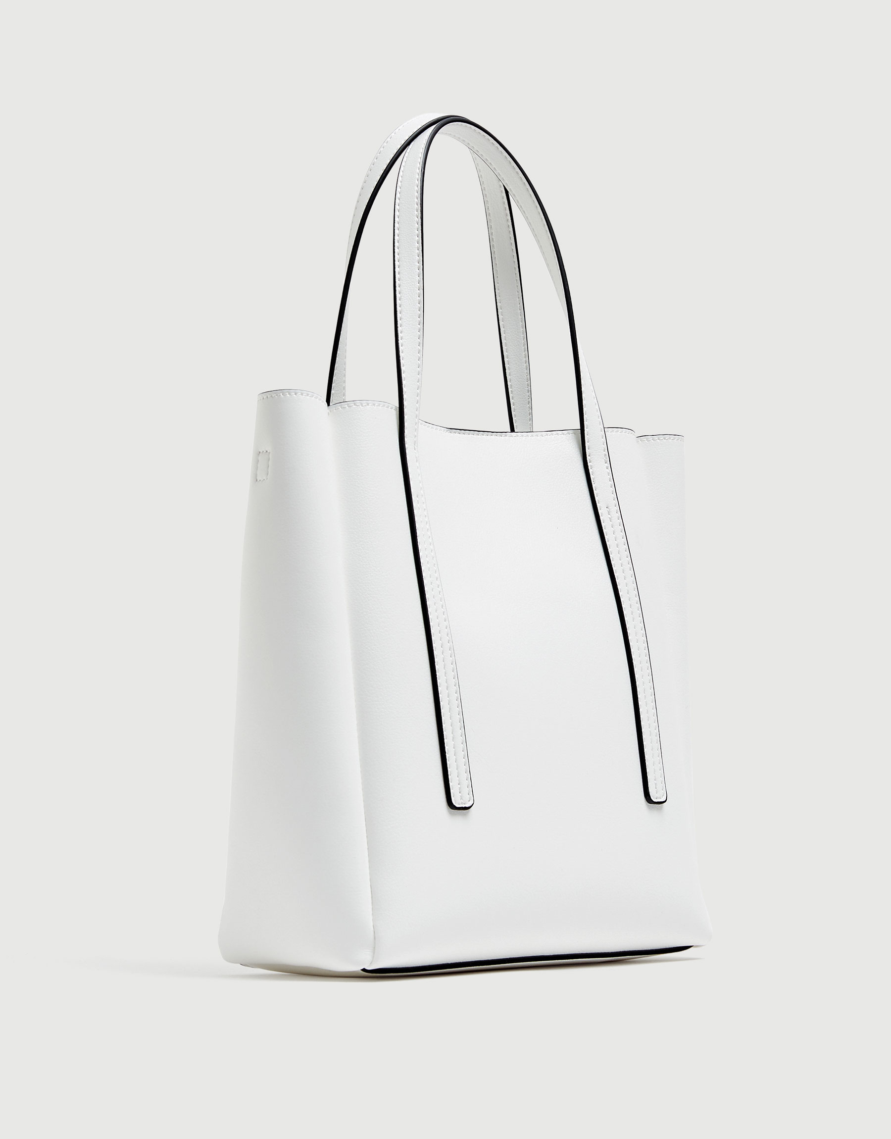 Minimalist Neoprene Tote Bag - White – Margaux & May™