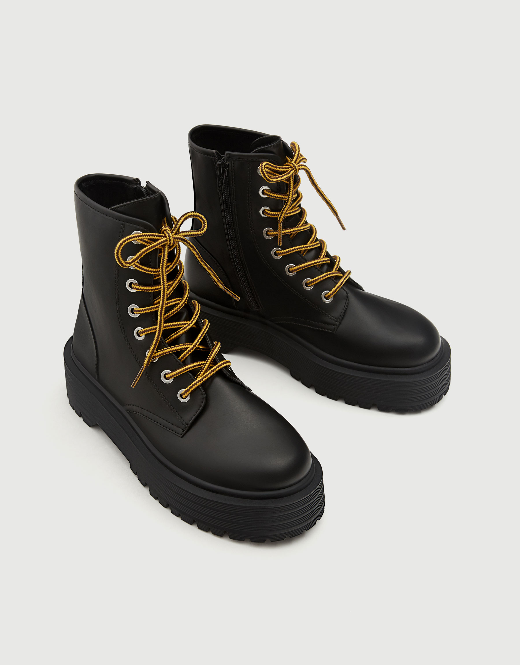 platform boots pull and bear