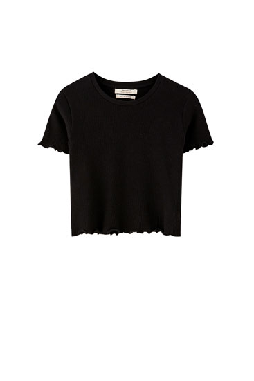 camisa blanca mujer pull and bear