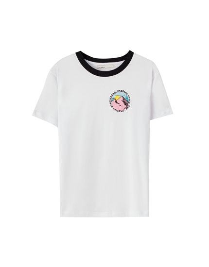 pull and bear barbie t shirt