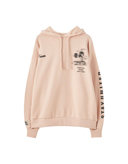 pull and bear hoodie ladies