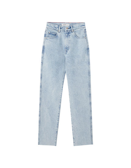 pull and bear high waisted mom jeans