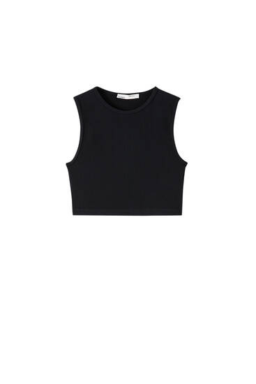 Top seamless básico manga sisa - PULL&BEAR