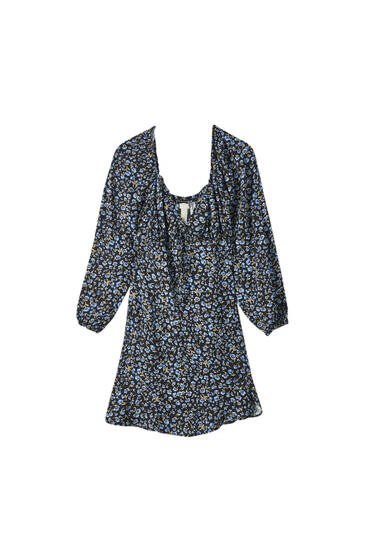 pull and bear wrap dress