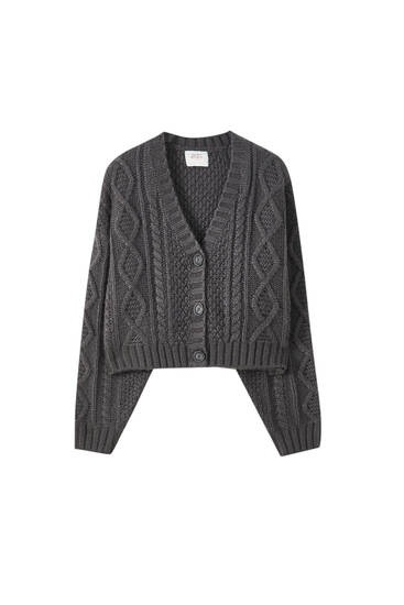 cardigan pull and bear