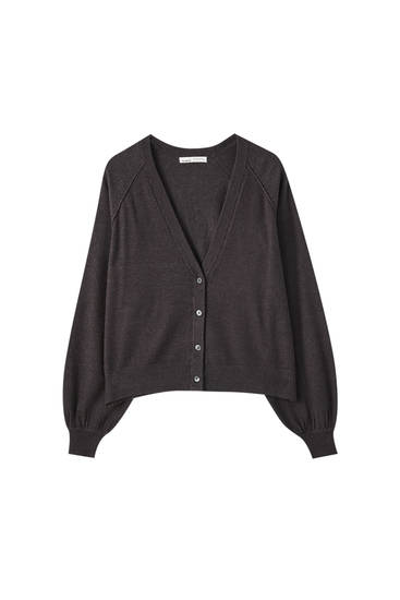 cardigan pull and bear