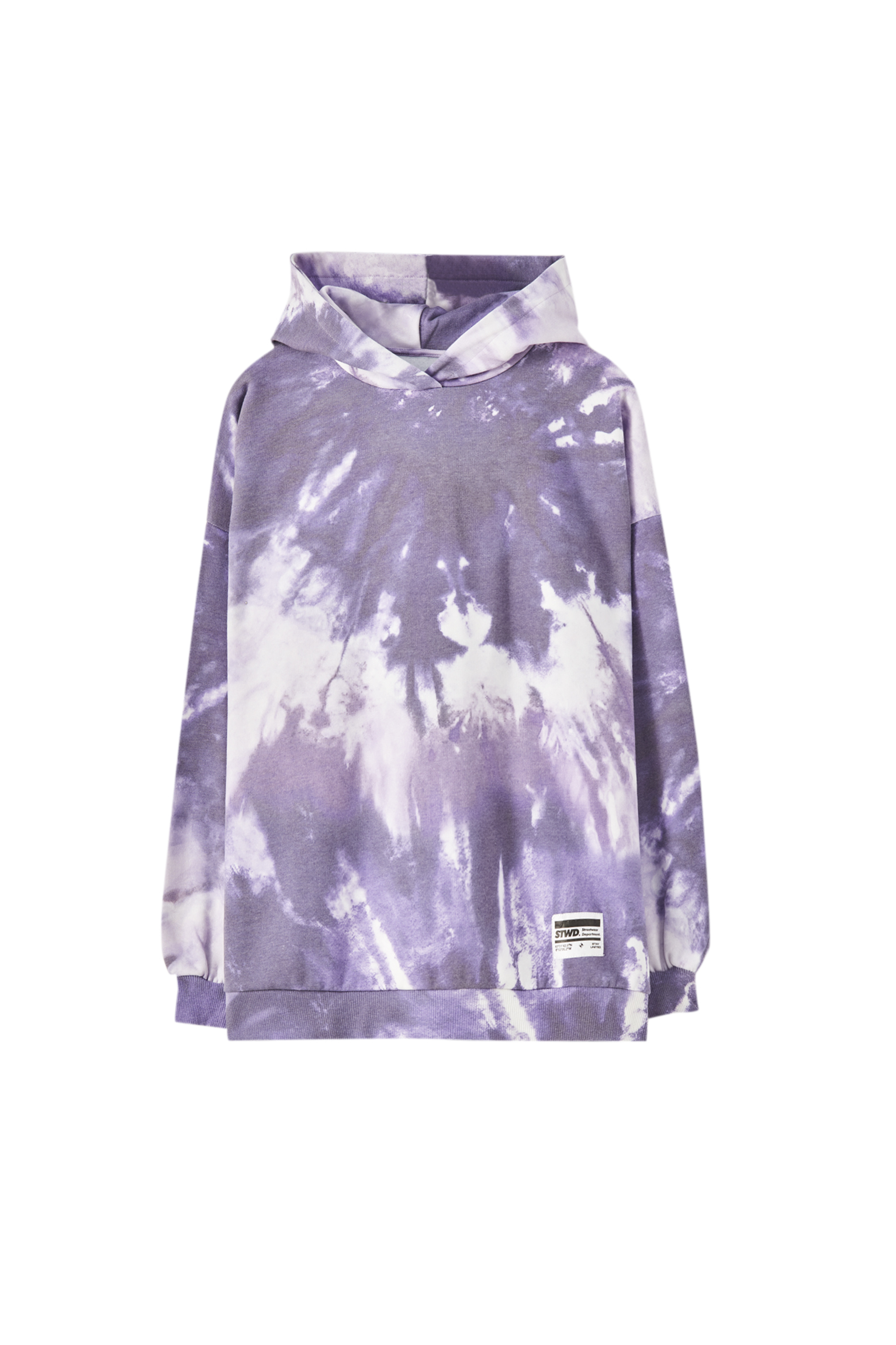 tie dye purple hoodie