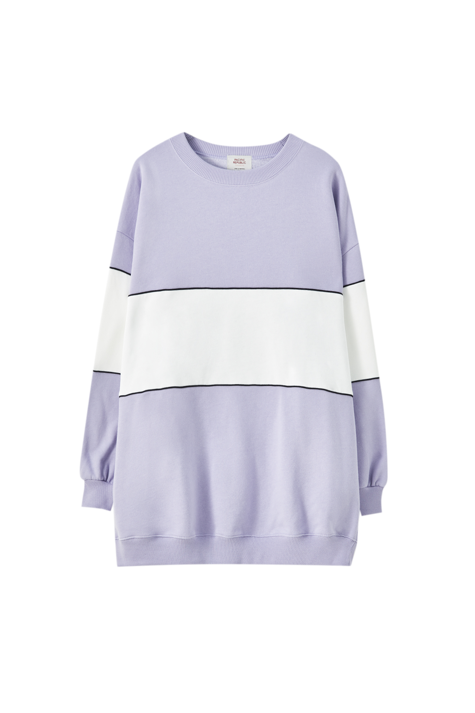 lilac sweatshirt