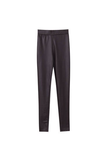 pull and bear leather pants