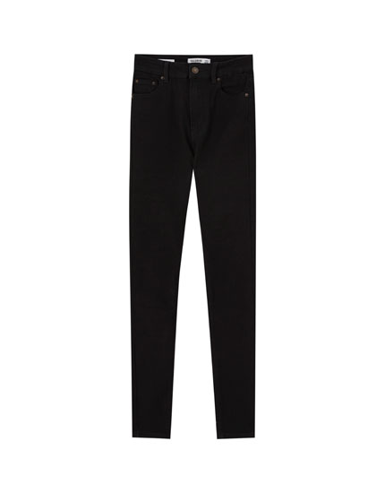 pull and bear black skinny jeans
