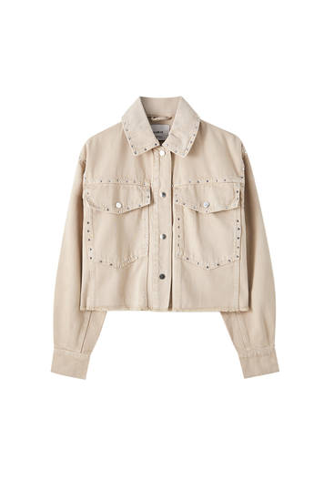 trucker jacket pull and bear
