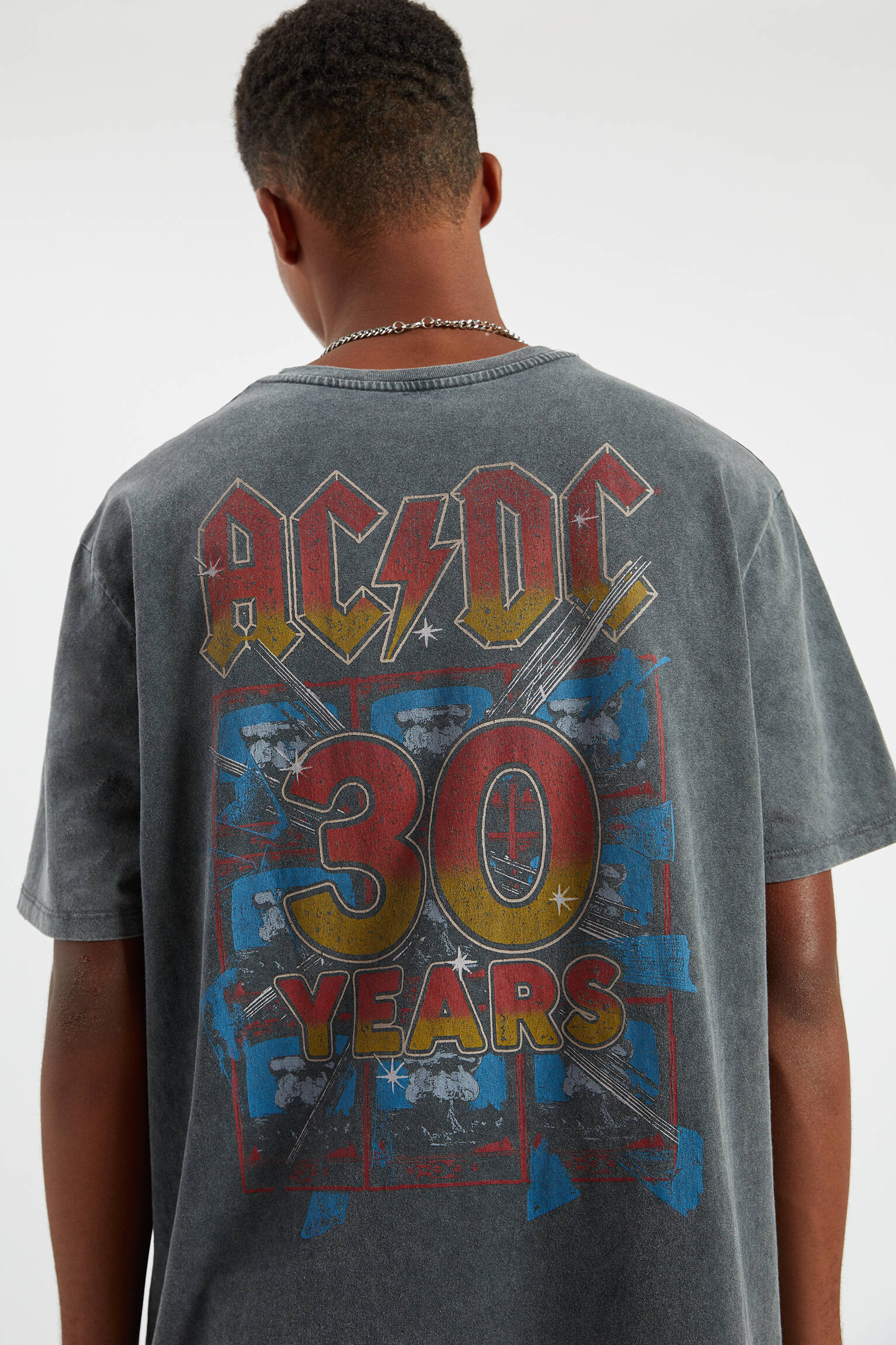 pull and bear ac dc shirt