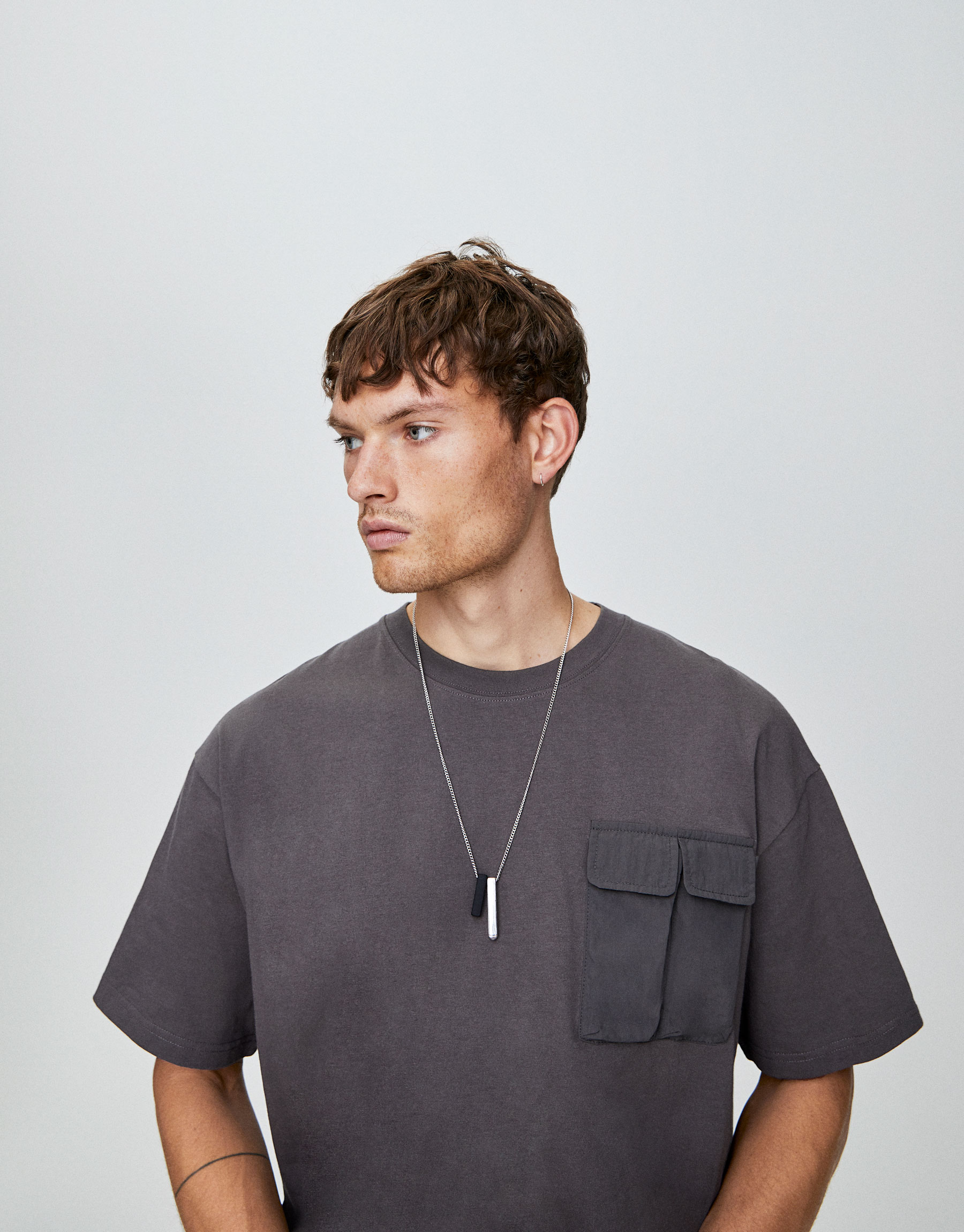 pull and bear oversized t shirt