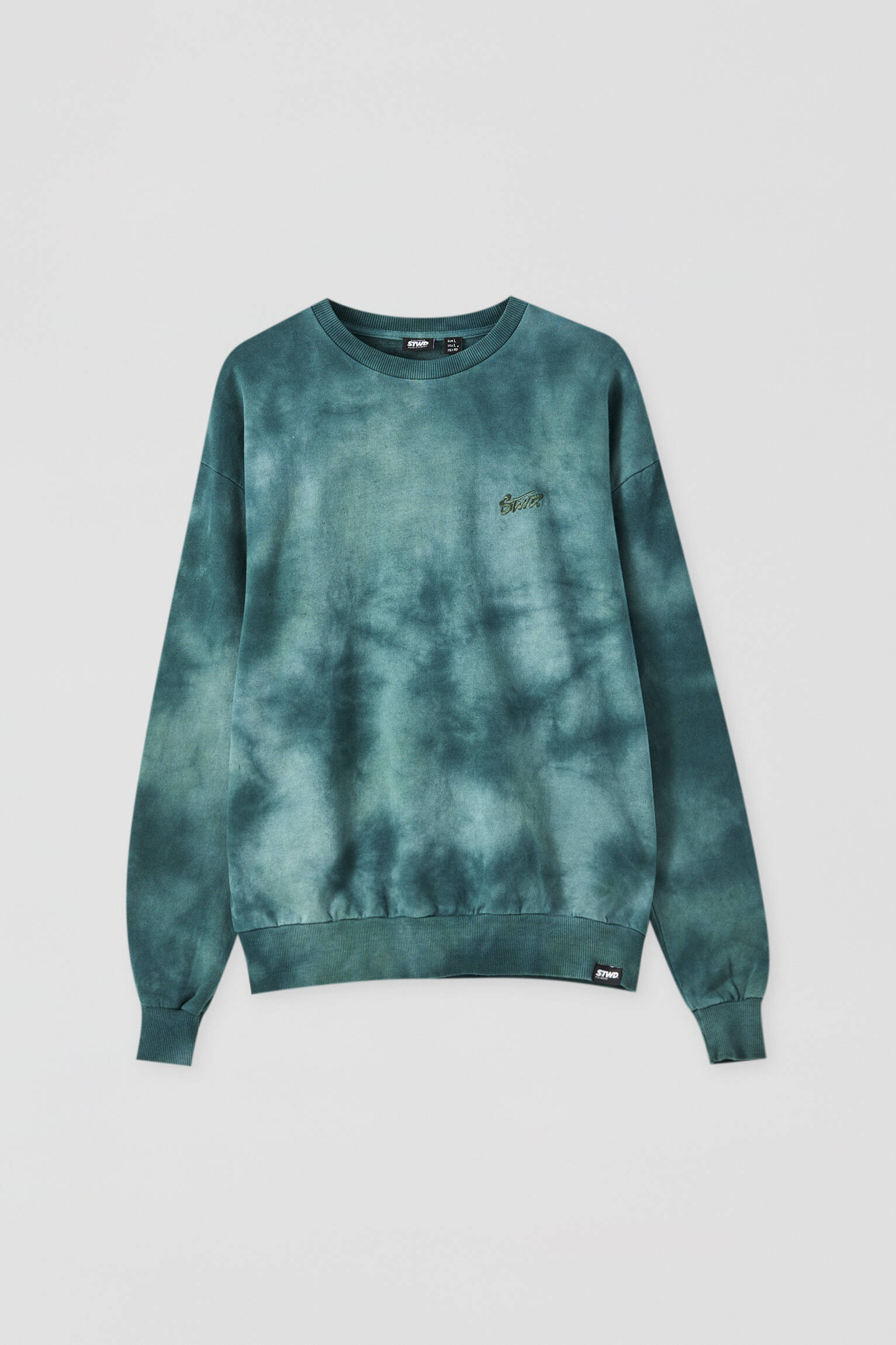 pull and bear tie dye sweatshirt
