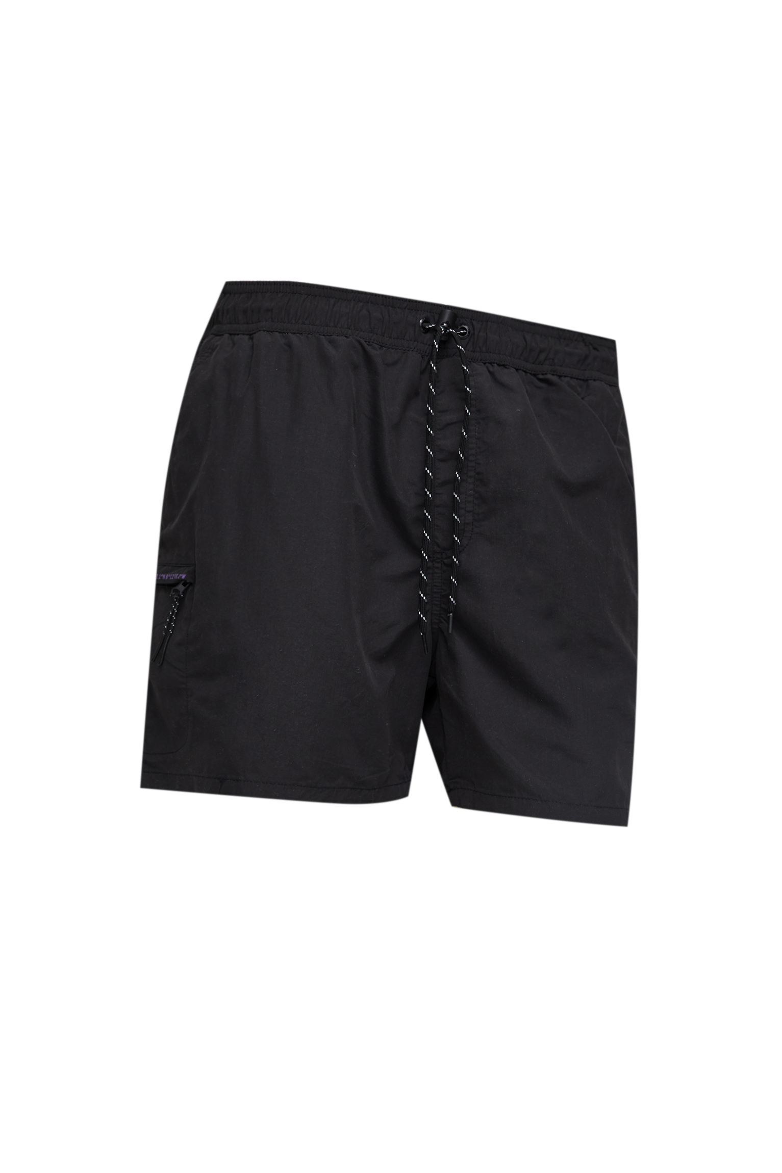 plain black swimming trunks