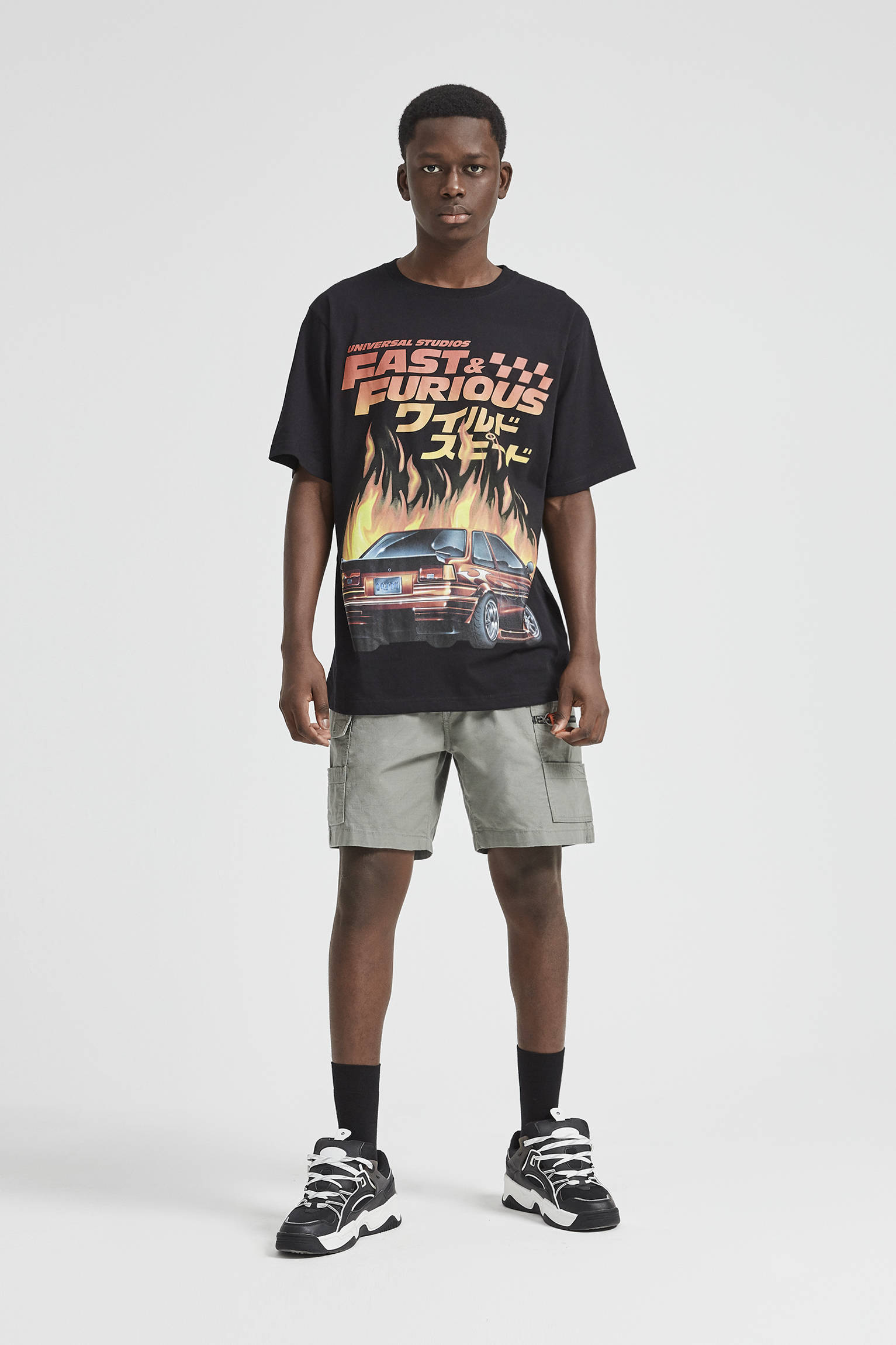 Pull \u0026 Bear - Black Fast \u0026 Furious T-shirt