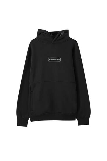 pull and bear black sweatshirt