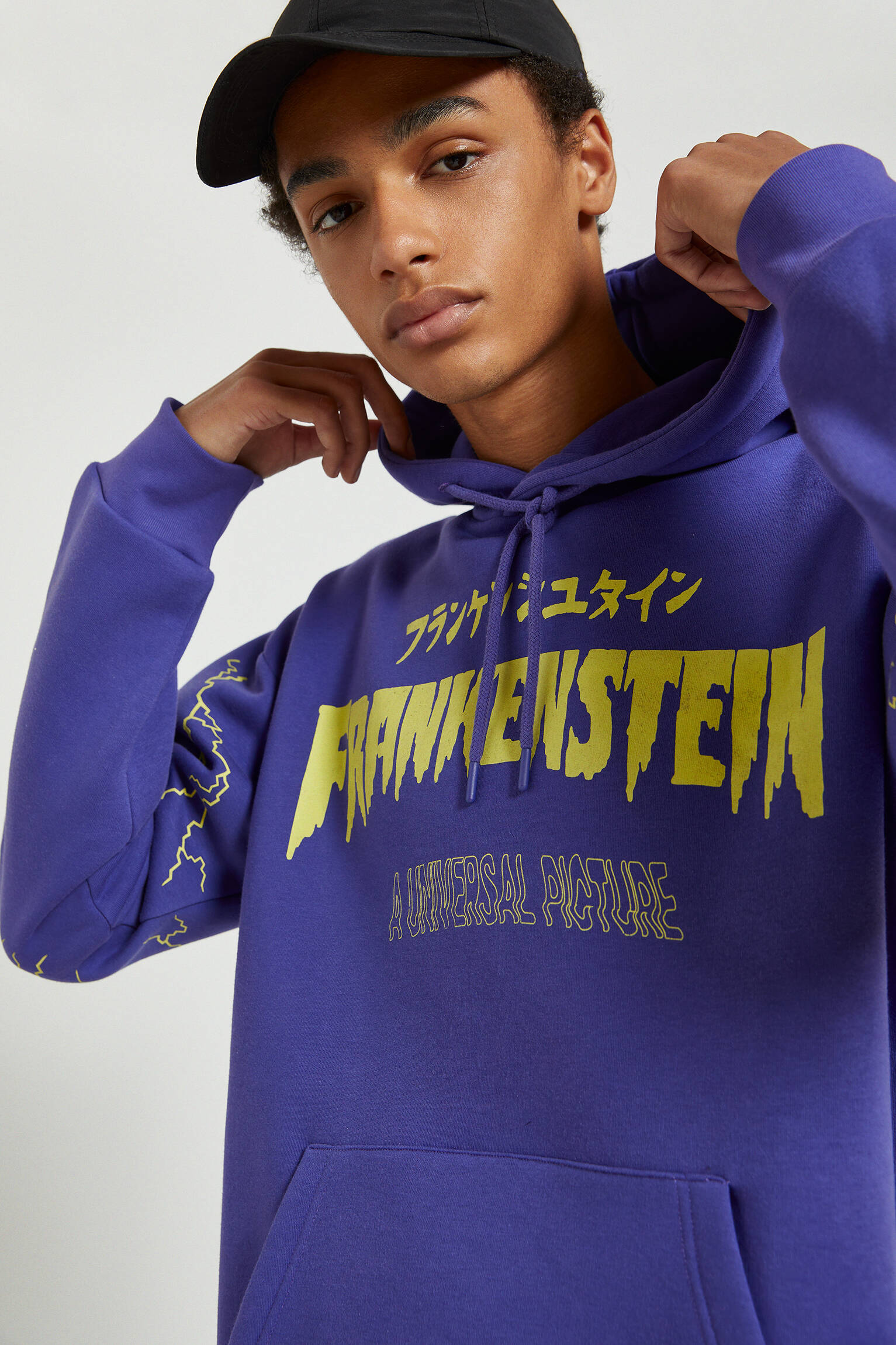Pull \u0026 Bear - Lilac Frankenstein sweatshirt