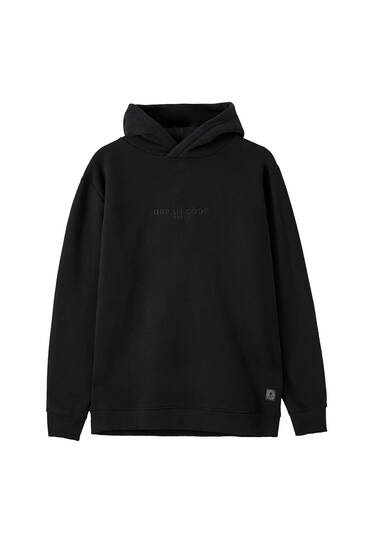 pull and bear black sweatshirt