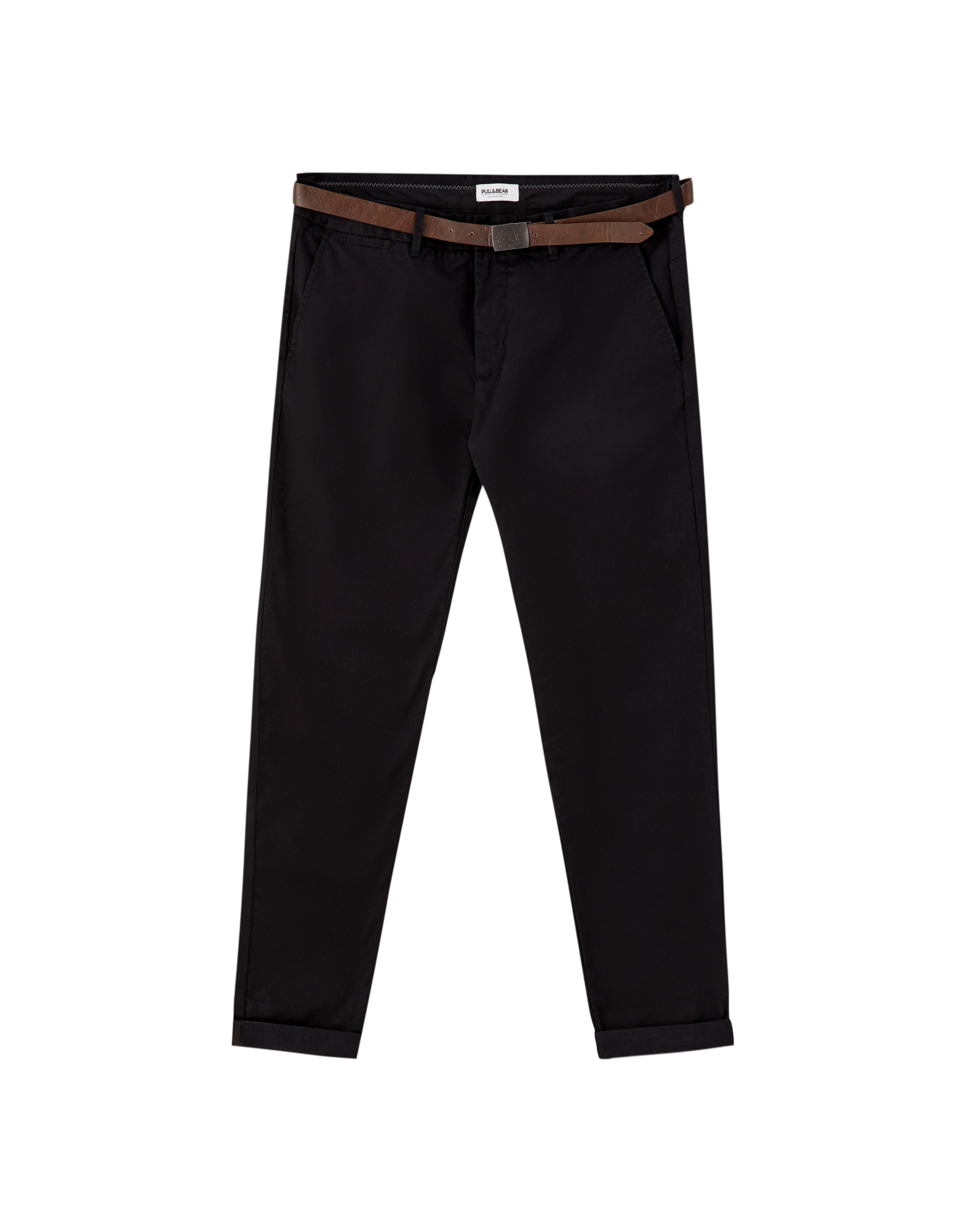smart skinny black trousers