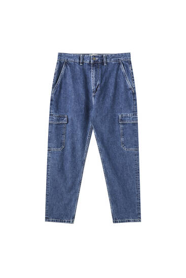 cargo jeans pull and bear